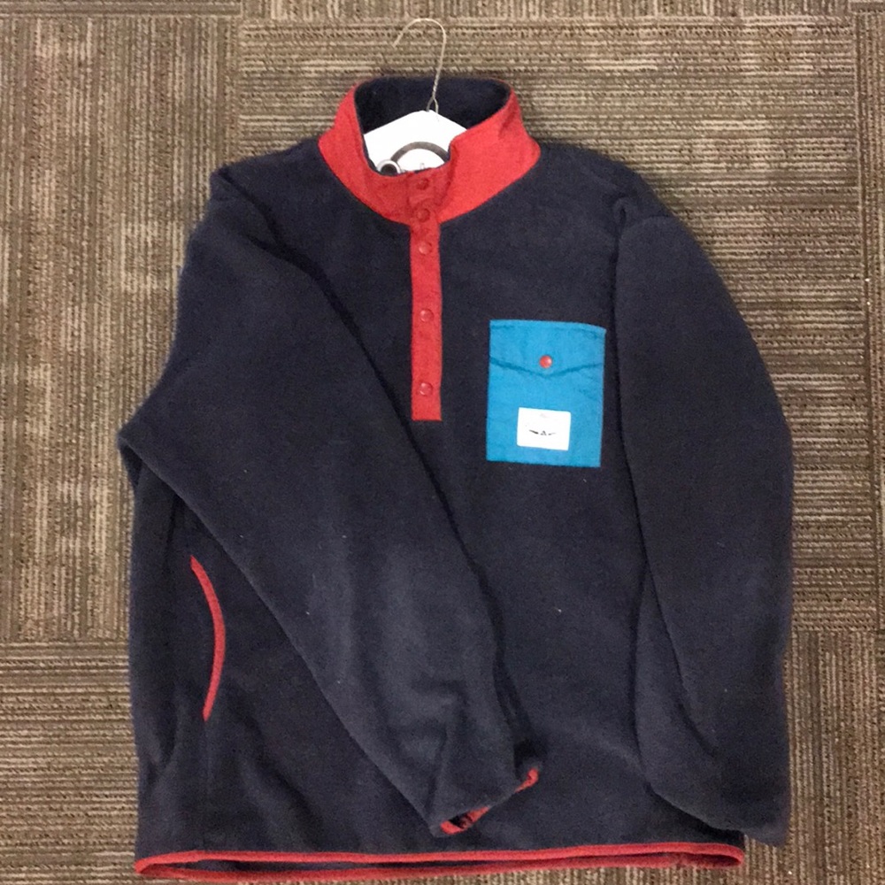 RARE Mens Poler snap fleece